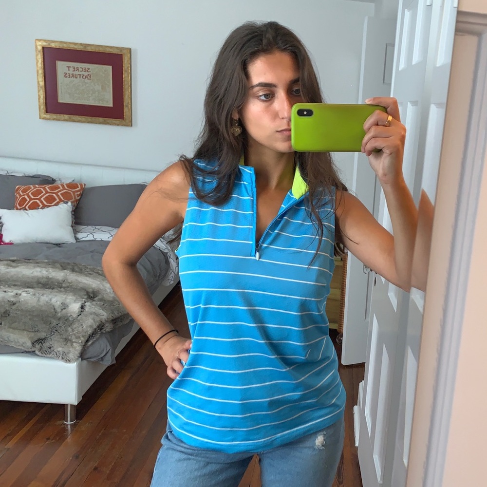 Adidas Climacool Quarter Zip Tank Top